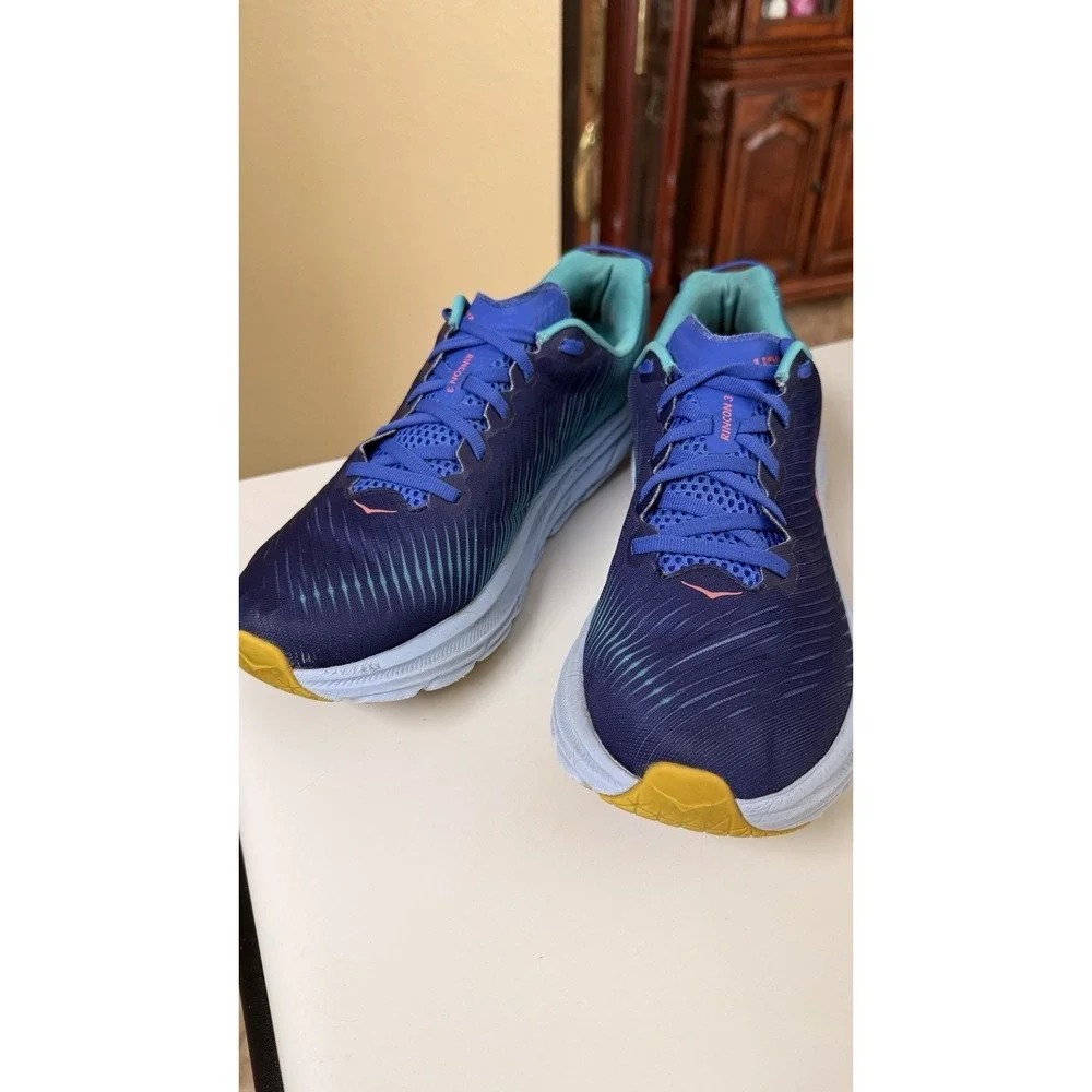 HOKA Rincon 3 Women's Running Shoes US 11 Blue Teal Road Athletic Sneakers